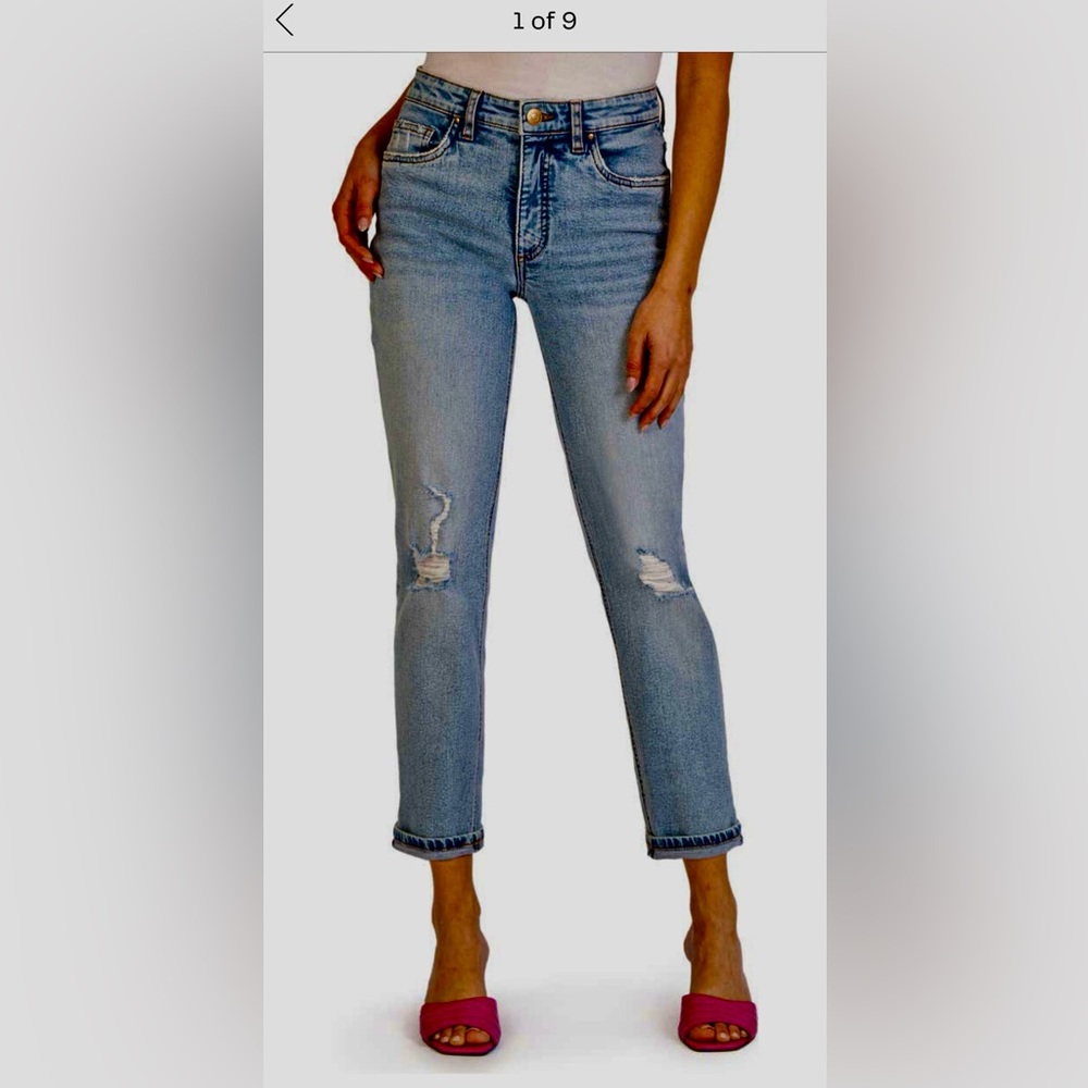 NWT Kut From The Kloth Rachel Fab Ab High Waisted Vintage Faded Jeans Size 10